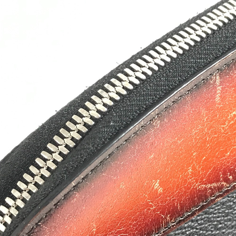 Berluti Escapade Logo Pouch Bag Second Bag Clutch Bag Leather Unisex Black