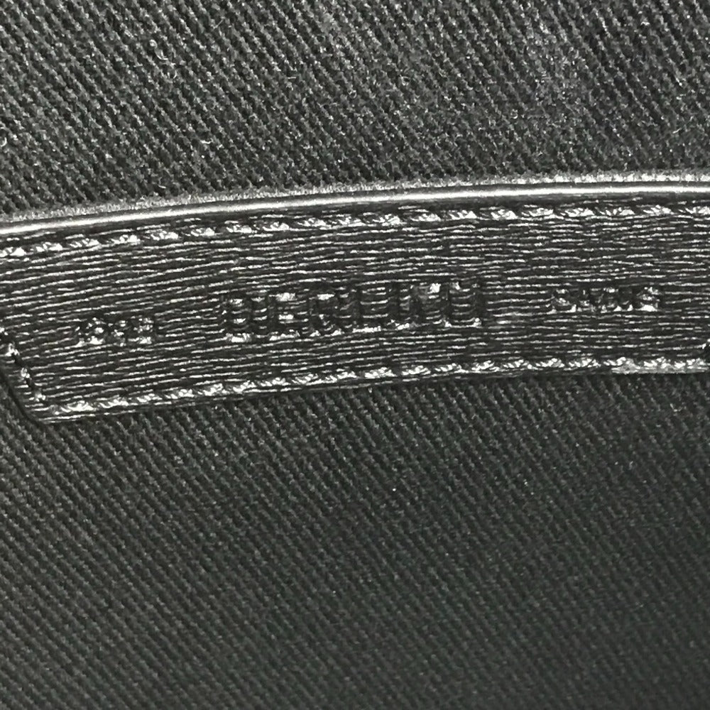 Berluti Escapade Logo Pouch Bag Second Bag Clutch Bag Leather Unisex Black