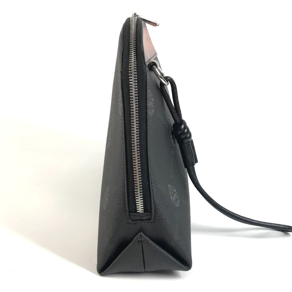 Berluti Escapade Logo Pouch Bag Second Bag Clutch Bag Leather Unisex Black