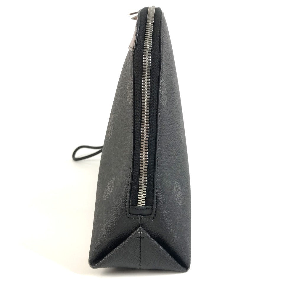 Berluti Escapade Logo Pouch Bag Second Bag Clutch Bag Leather Unisex Black