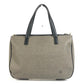 BVLGARI Collezione S.Bulgari Logo Bag Crossbody 2-way Bag Tote Bag Shoulder Bag PVC/Leather Unisex Gray