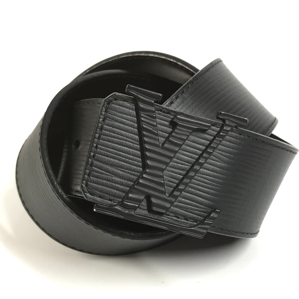 LOUIS VUITTON M9229V Epi Ceinture LV Initial Buckle Belt Bottoms Belt Epi Leather Unisex Noir Black