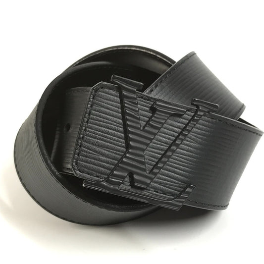 LOUIS VUITTON M9229V Epi Ceinture LV Initial Buckle Belt Bottoms Belt Epi Leather Unisex Noir Black