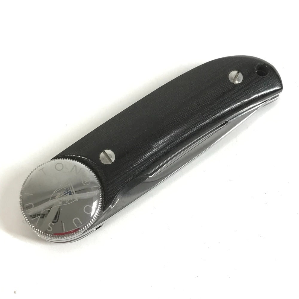 LOUIS VUITTON M80023 LVCUP Louis Vuitton Cup Folding Sea Knife with Case Interior Knife SS Unisex Black