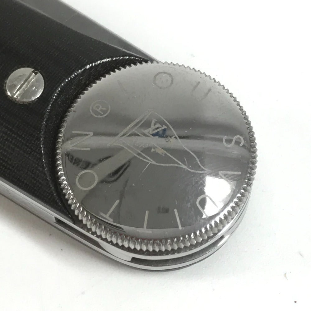 LOUIS VUITTON M80023 LVCUP Louis Vuitton Cup Folding Sea Knife with Case Interior Knife SS Unisex Black
