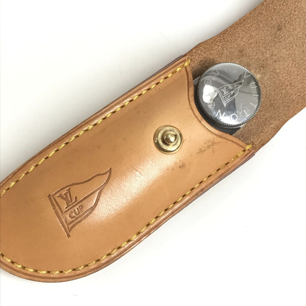 LOUIS VUITTON M80023 LVCUP Louis Vuitton Cup Folding Sea Knife with Case Interior Knife SS Unisex Black