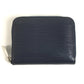 LOUIS VUITTON M60384 Epi Zippy Coin Purse Zippy Coin Purse Wallet Coin Holder Round Fastener Coin Case Epi Leather Unisex Indigo Blue Blue