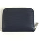 LOUIS VUITTON M60384 Epi Zippy Coin Purse Zippy Coin Purse Wallet Coin Holder Round Fastener Coin Case Epi Leather Unisex Indigo Blue Blue