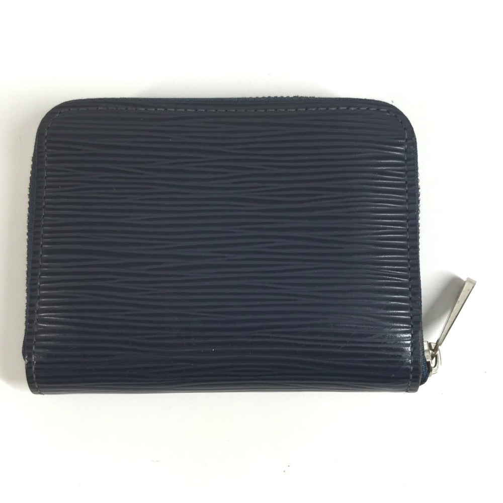 LOUIS VUITTON M60384 Epi Zippy Coin Purse Zippy Coin Purse Wallet Coin Holder Round Fastener Coin Case Epi Leather Unisex Indigo Blue Blue
