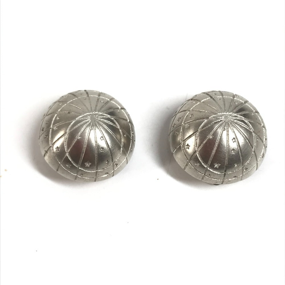 HERMES Zodiac Accessories Jewelry Earrings Metal Unisex Silver