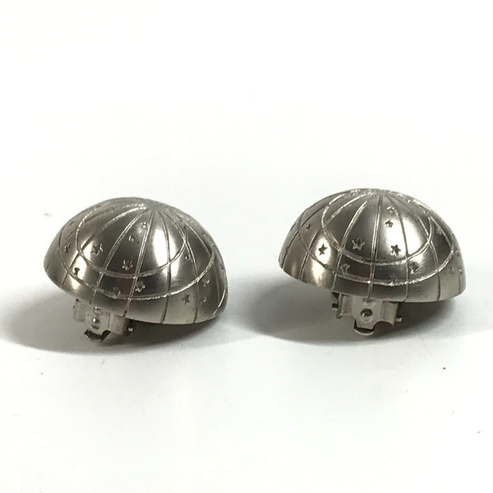 HERMES Zodiac Accessories Jewelry Earrings Metal Unisex Silver