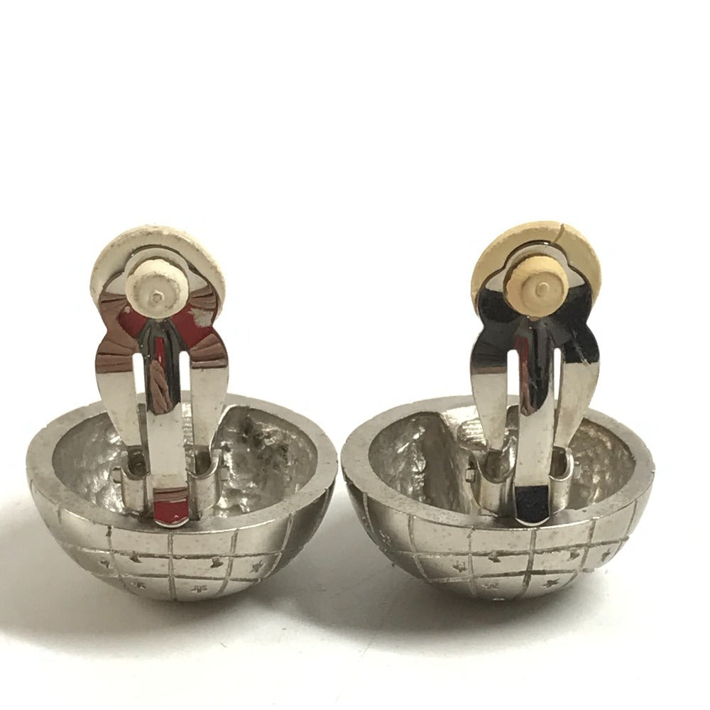 HERMES Zodiac Accessories Jewelry Earrings Metal Unisex Silver