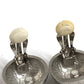 HERMES Zodiac Accessories Jewelry Earrings Metal Unisex Silver