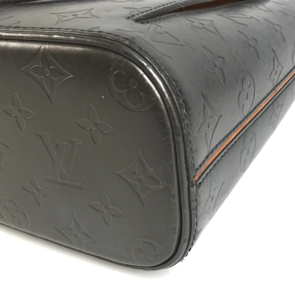 LOUIS VUITTON M55105 Monogram Mat Wilwood Bag Shoulder Tote Shoulder Bag Monogram Mat Leather Unisex Navy