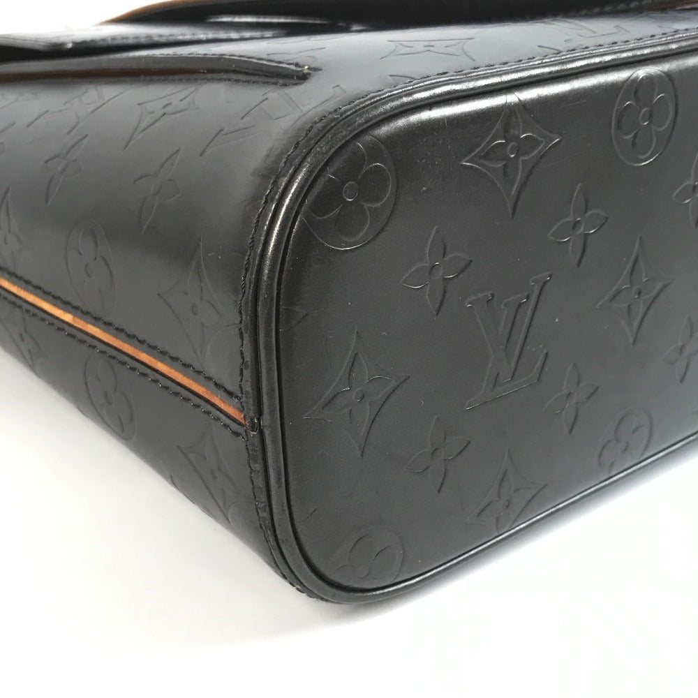 LOUIS VUITTON M55105 Monogram Mat Wilwood Bag Shoulder Tote Shoulder Bag Monogram Mat Leather Unisex Navy