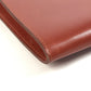HERMES Vintage Onimetou Bag Crossbody Pochette Shoulder Bag Leather Unisex Brown