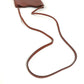 HERMES Vintage Onimetou Bag Crossbody Pochette Shoulder Bag Leather Unisex Brown