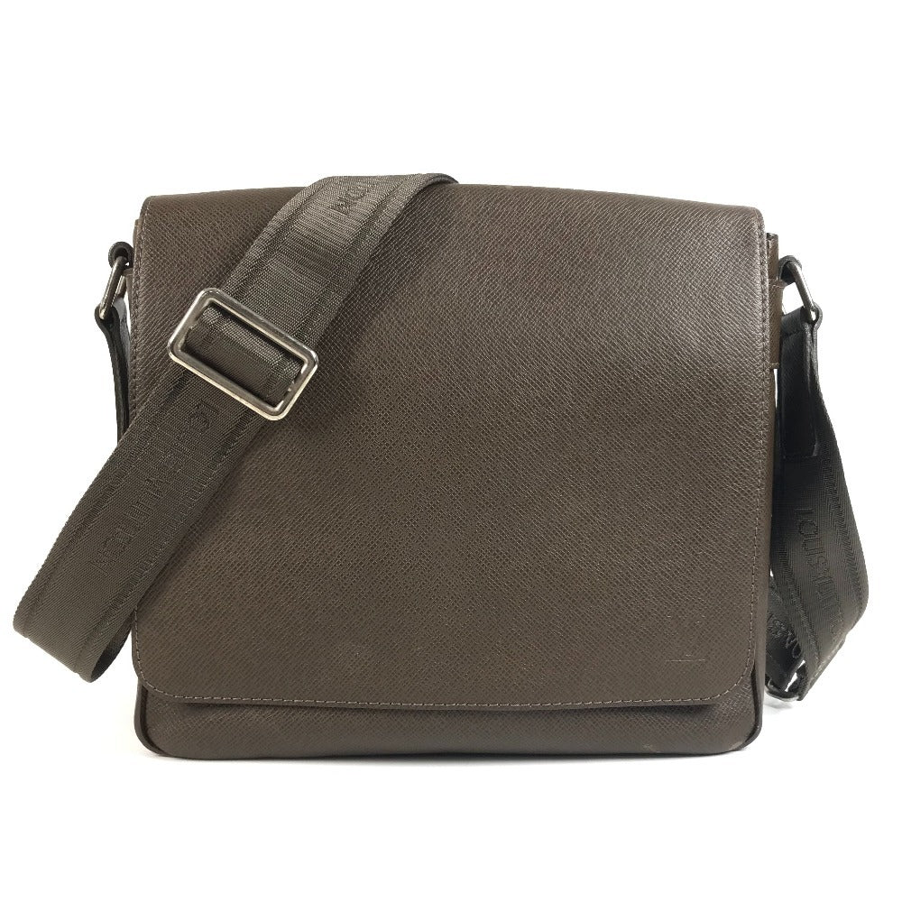 LOUIS VUITTON M32688 Taiga Miro Bag Crossbody Flap Messenger Bag Shoulder Bag Taiga Leather Unisex Brown