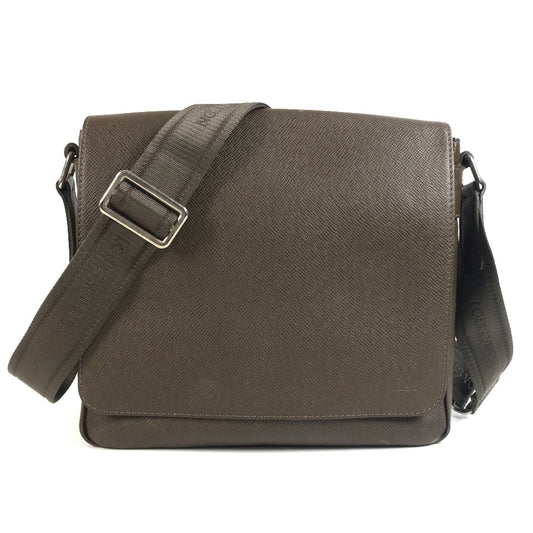 LOUIS VUITTON M32688 Taiga Miro Bag Crossbody Flap Messenger Bag Shoulder Bag Taiga Leather Unisex Brown