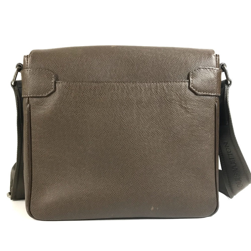 LOUIS VUITTON M32688 Taiga Miro Bag Crossbody Flap Messenger Bag Shoulder Bag Taiga Leather Unisex Brown