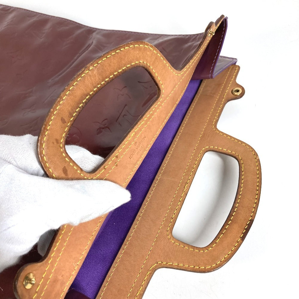 LOUIS VUITTON M91079 Monogram Vernis Stanton Bag Bi-Fold Clutch Bag Handbag Monogram Vernis Canvas Women's Violet Purple