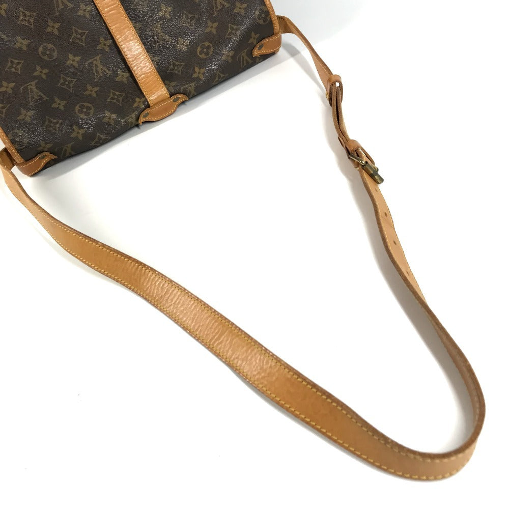 LOUIS VUITTON M42254 モノグラム ソミュール35 ソミュール35 カバン バッグ 斜め掛け フラップ ショルダーバッグ モノグラムキャンバス ユニセックス ブラウン