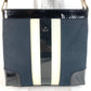 GUCCI 001 4231 Vintage Logo Stripe Bag Shoulder Tote Shoulder Bag Canvas Unisex Black