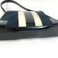 GUCCI 001 4231 Vintage Logo Stripe Bag Shoulder Tote Shoulder Bag Canvas Unisex Black