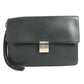 LOUIS VUITTON M30782 Taiga Selenga Bag, Strap, Flap Pouch, Clutch Bag, Second Bag, Taiga Leather, Men's, Ardoise, Black
