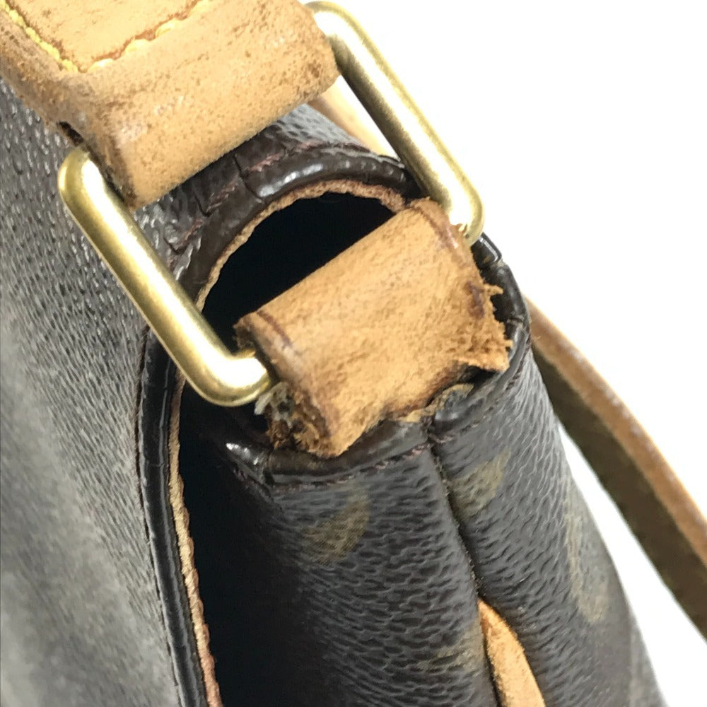 LOUIS VUITTON M51388 Monogram Musette Tango Slant Flap Shoulder Bag Monogram Canvas Unisex Brown