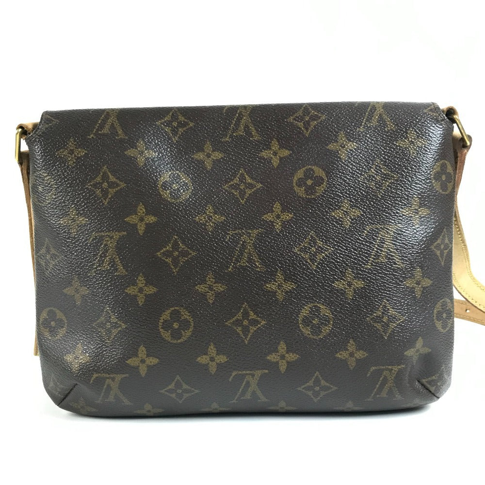 LOUIS VUITTON M51388 Monogram Musette Tango Slant Flap Shoulder Bag Monogram Canvas Unisex Brown