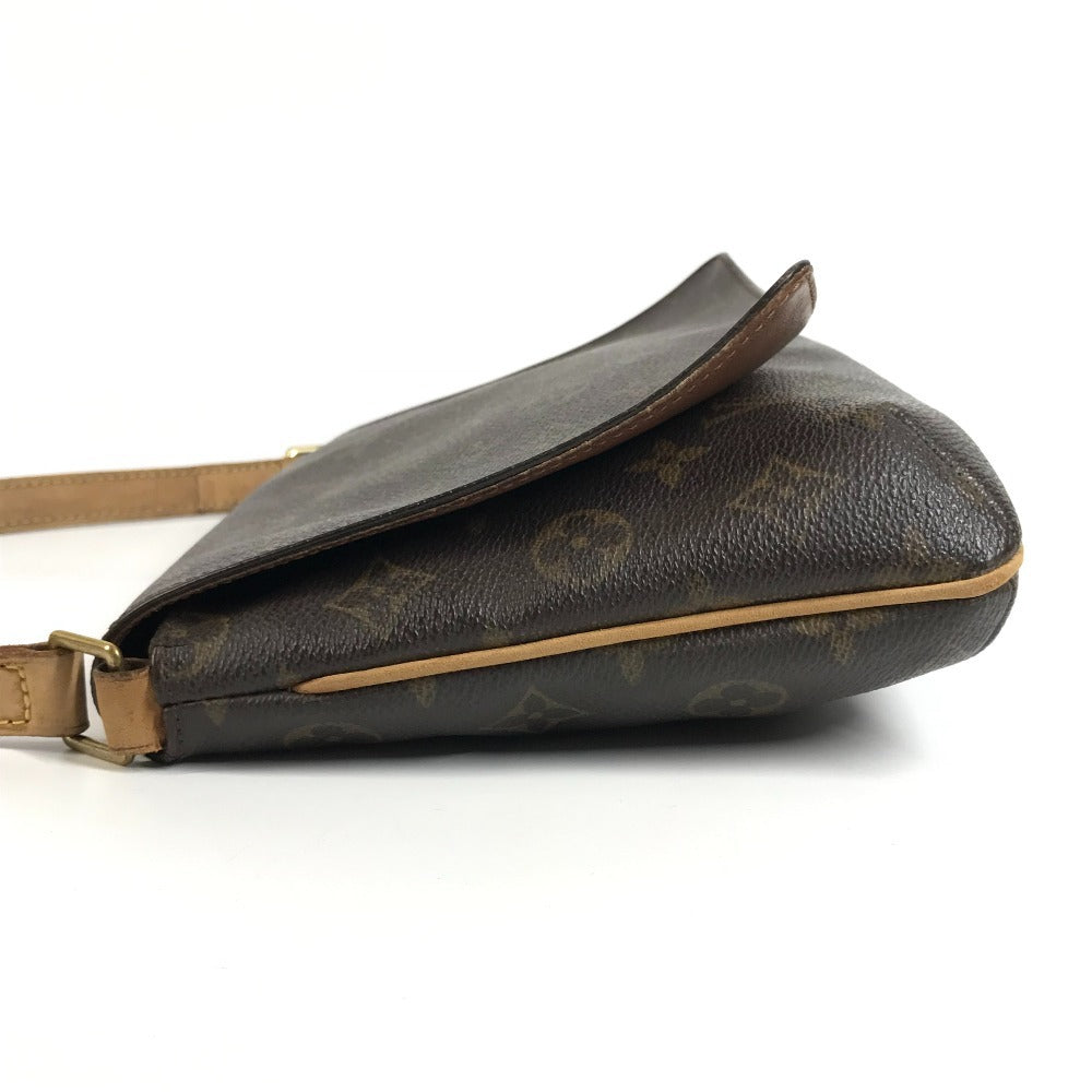 LOUIS VUITTON M51388 Monogram Musette Tango Slant Flap Shoulder Bag Monogram Canvas Unisex Brown