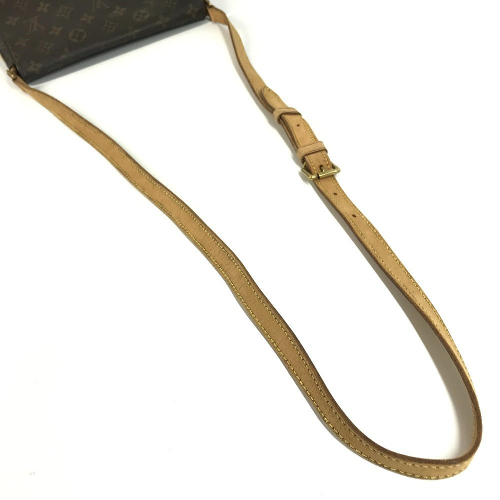 LOUIS VUITTON M51388 Monogram Musette Tango Slant Flap Shoulder Bag Monogram Canvas Unisex Brown