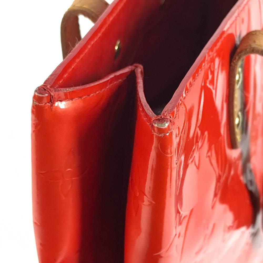 LOUIS VUITTON M91086 Monogram Vernis Reade MM Tote Bag Shoulder Bag Monogram Vernis Canvas Women's Rouge Red