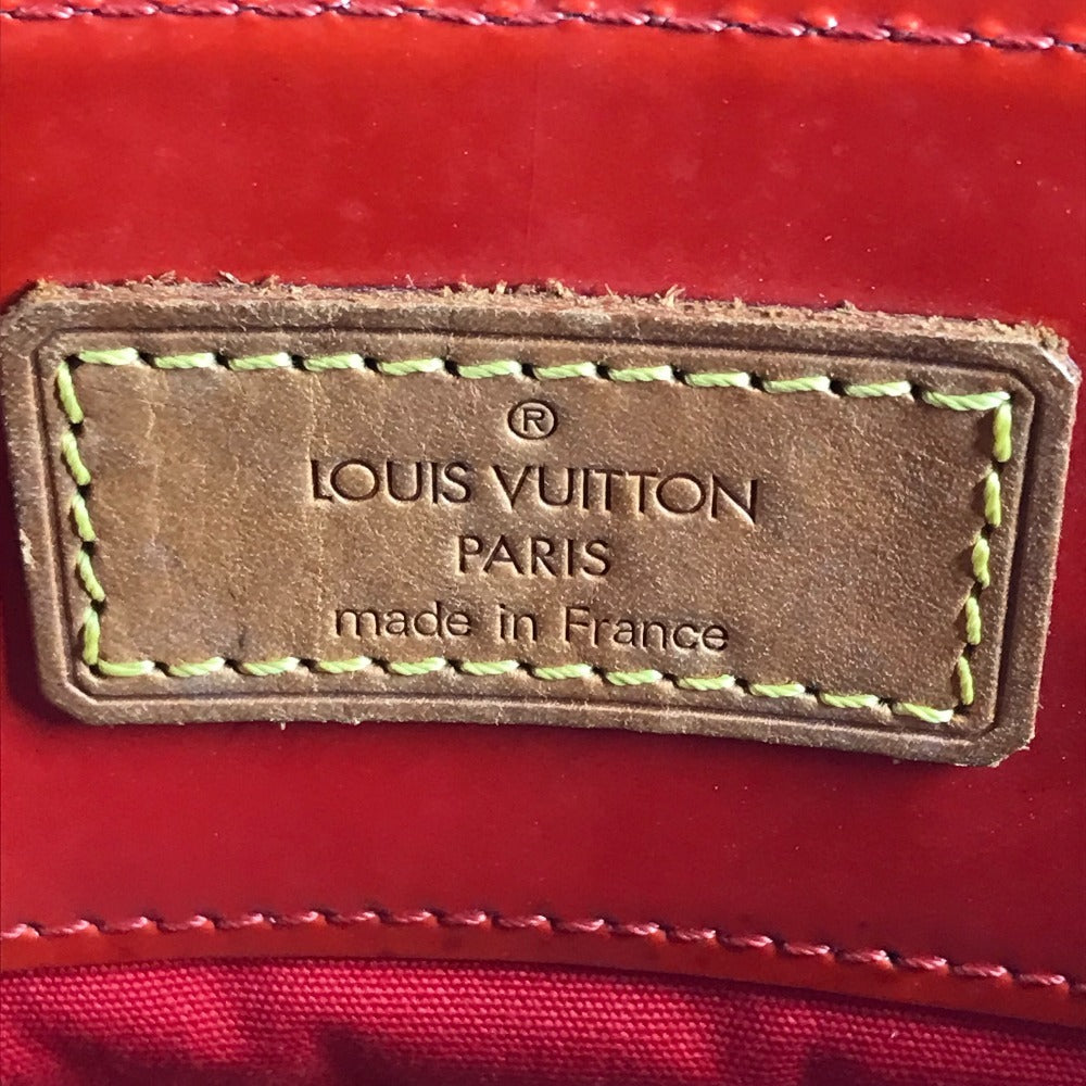 LOUIS VUITTON M91086 Monogram Vernis Reade MM Tote Bag Shoulder Bag Monogram Vernis Canvas Women's Rouge Red