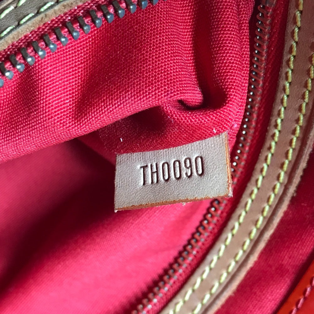 LOUIS VUITTON M91086 Monogram Vernis Reade MM Tote Bag Shoulder Bag Monogram Vernis Canvas Women's Rouge Red