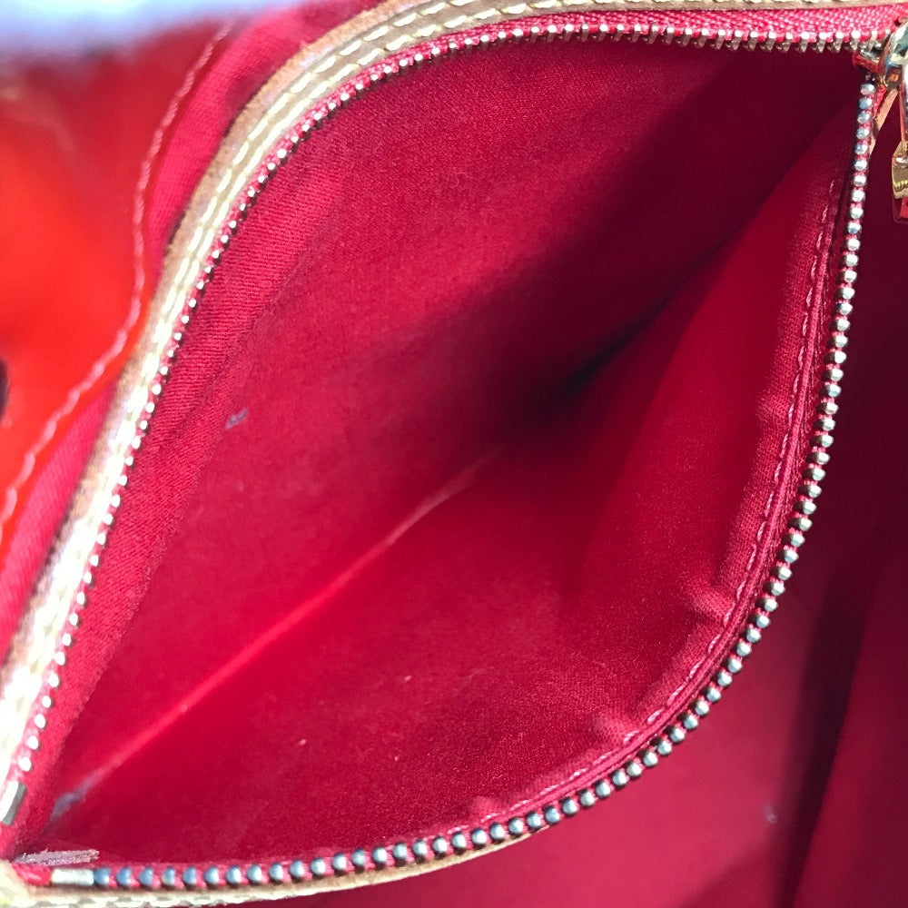 LOUIS VUITTON M91086 Monogram Vernis Reade MM Tote Bag Shoulder Bag Monogram Vernis Canvas Women's Rouge Red