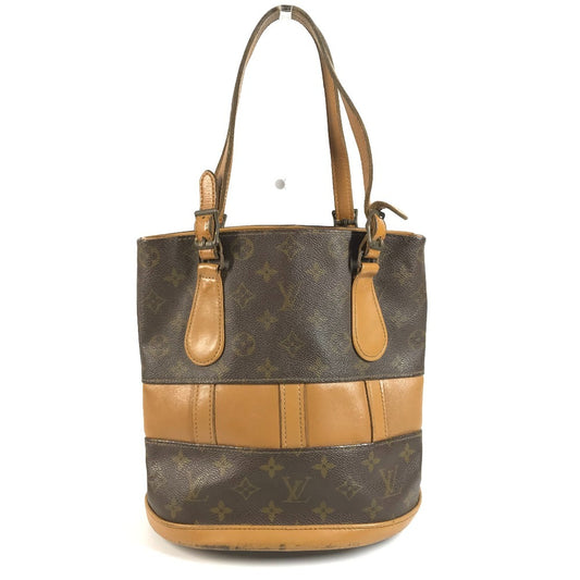 LOUIS VUITTON T42238 Monogram Bucket PM Bucket, USA Limited Edition Tote Bag, Monogram Canvas, Women's, Brown