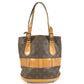 LOUIS VUITTON T42238 Monogram Bucket PM Bucket, USA Limited Edition Tote Bag, Monogram Canvas, Women's, Brown