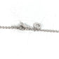 BVLGARI Gold K18 18K WG Bvlgari Bvlgari Logo Diamond Accessories Jewelry Necklace WG750 Unisex Silver