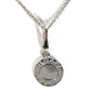 BVLGARI Gold K18 18K WG Bvlgari Bvlgari Logo Diamond Accessories Jewelry Necklace WG750 Unisex Silver