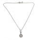 BVLGARI Gold K18 18K WG Bvlgari Bvlgari Logo Diamond Accessories Jewelry Necklace WG750 Unisex Silver