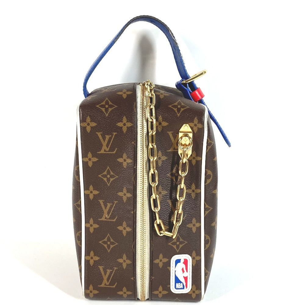 LOUIS VUITTON M45588 Monogram NBA Collaboration Cloak Dopp Kit Bag Pouch Clutch Bag Chain Second Bag Monogram Canvas Unisex Brown