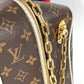 LOUIS VUITTON M45588 Monogram NBA Collaboration Cloak Dopp Kit Bag Pouch Clutch Bag Chain Second Bag Monogram Canvas Unisex Brown
