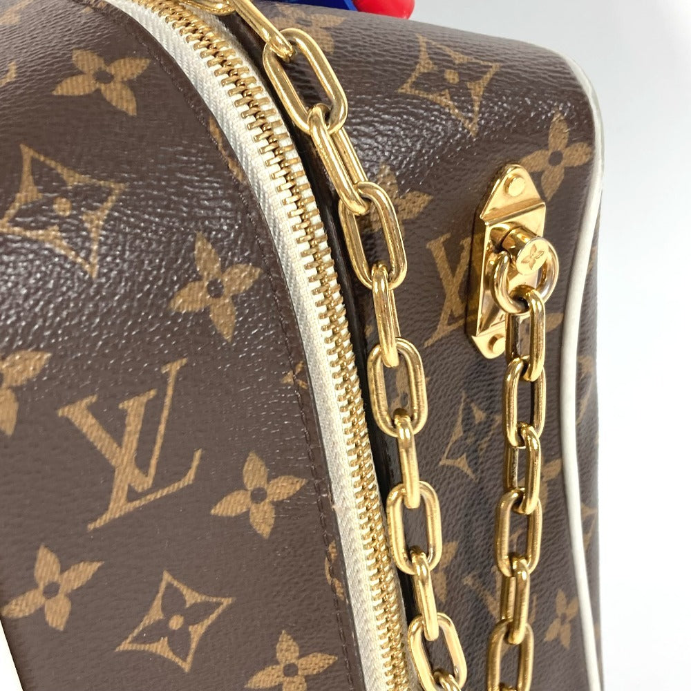 LOUIS VUITTON M45588 Monogram NBA Collaboration Cloak Dopp Kit Bag Pouch Clutch Bag Chain Second Bag Monogram Canvas Unisex Brown