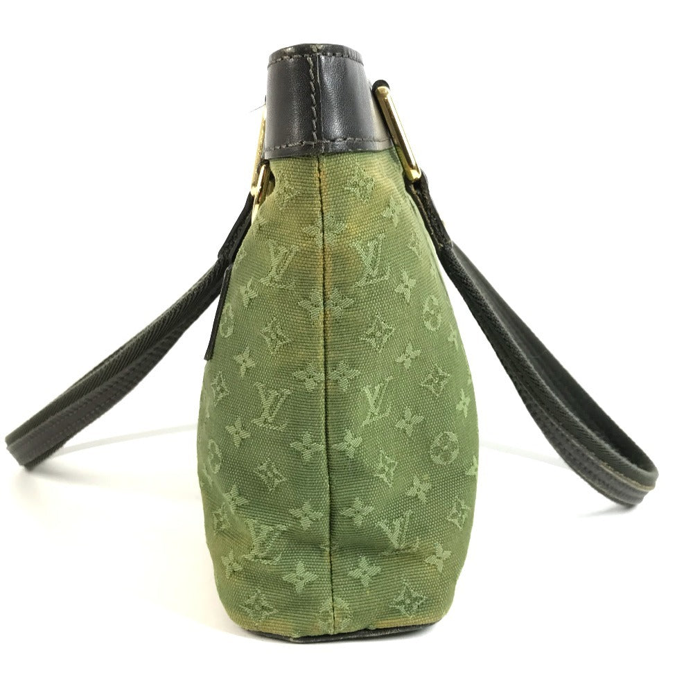 LOUIS VUITTON M92682 Monogram Mini Lucille PM Shoulder Bag, Handbag, or Tote Bag in Monogram Mini Canvas, Unisex, Khaki