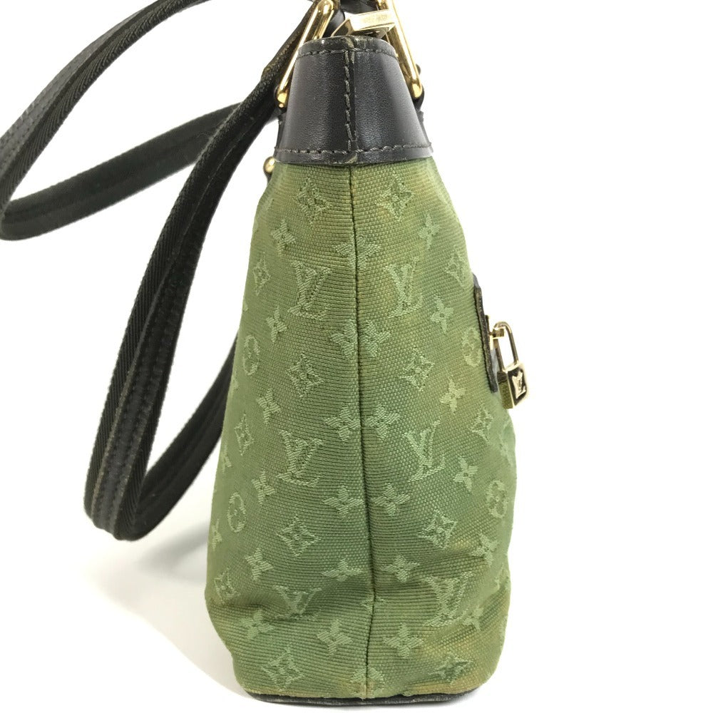 LOUIS VUITTON M92682 Monogram Mini Lucille PM Shoulder Bag, Handbag, or Tote Bag in Monogram Mini Canvas, Unisex, Khaki