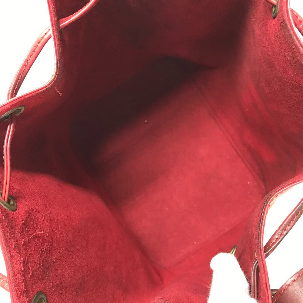 LOUIS VUITTON M44107 Epi Petit Noe Bag One Shoulder Drawstring Bag Shoulder Bag Epi Leather Women's Castilian Red Red