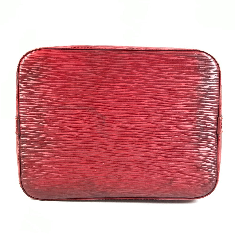 LOUIS VUITTON M44107 Epi Petit Noe Bag One Shoulder Drawstring Bag Shoulder Bag Epi Leather Women's Castilian Red Red