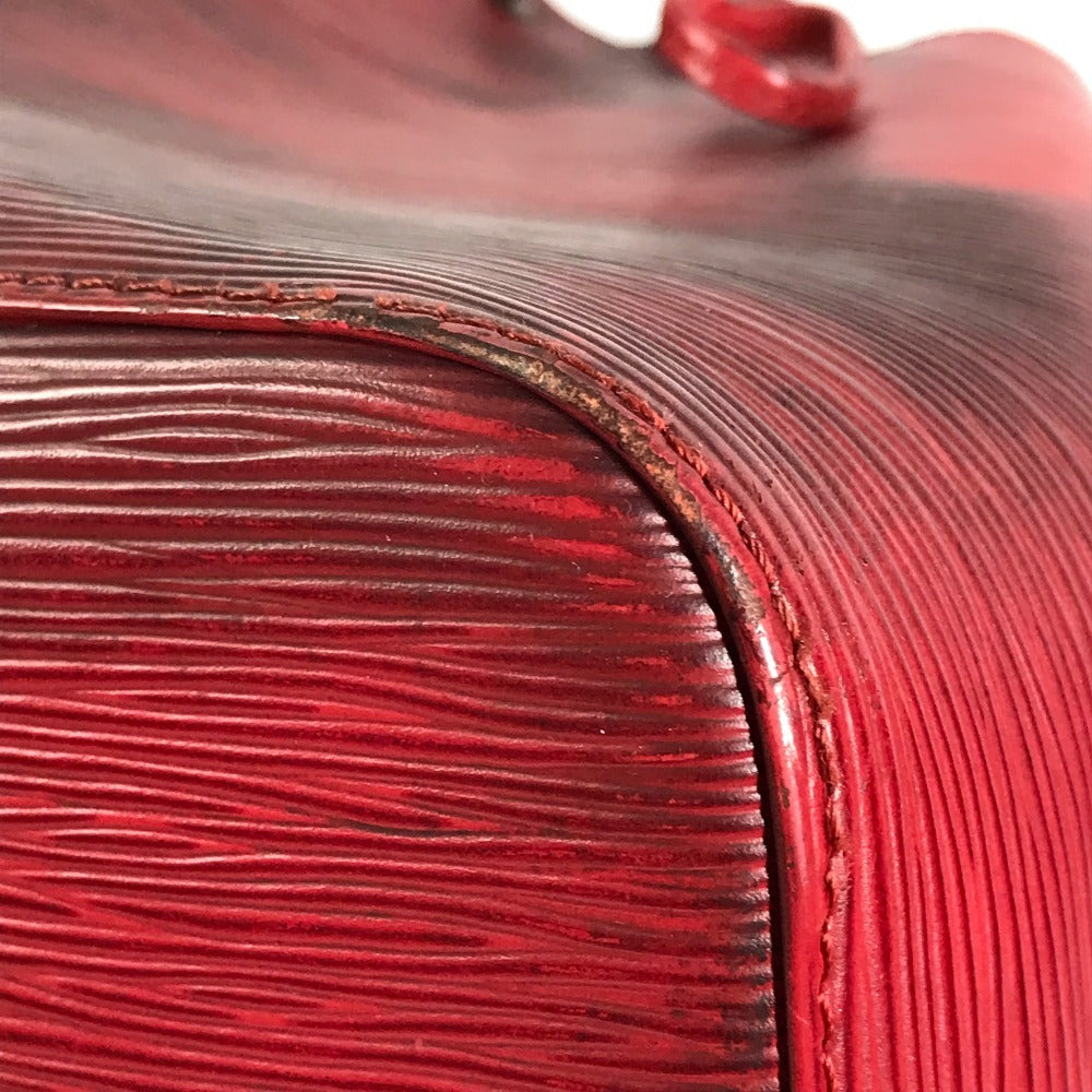 LOUIS VUITTON M44107 Epi Petit Noe Bag One Shoulder Drawstring Bag Shoulder Bag Epi Leather Women's Castilian Red Red